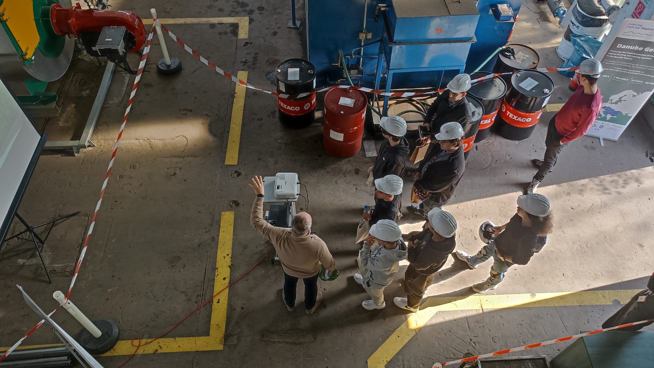 Fűtőműlátogatás a Móravárosi Szakközépiskola tanulóival